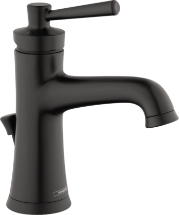 Hansgrohe Joleena Single-Hole Faucet 100 with Pop-Up Drain, 0.5 GPM in Matte Black