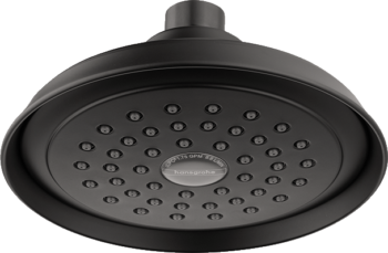 Hansgrohe Joleena Showerhead 150 1-Jet, 1.75 GPM in Matte Black
