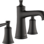 Hansgrohe Joleena Widespread Faucet 100 with Pop-Up Drain, 1.2 GPM in Matte Black