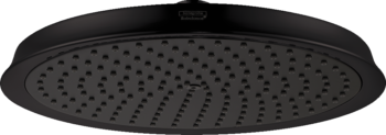 Hansgrohe Raindance Classic Showerhead 240 1-Jet PowderRain, 1.75 GPM in Matte Black