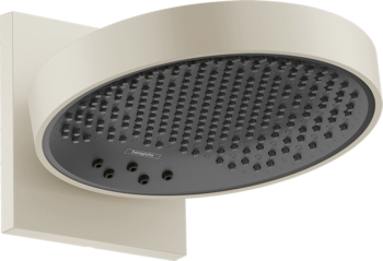 Hansgrohe Rainfinity Showerhead 250 3-Jet with Wall Connector Trim, 1.75 GPM in Brushed Nickel