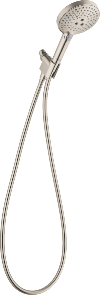 Hansgrohe Raindance Select S Handshower Set 120 3-Jet PowderRain, 1.75 GPM in Brushed Nickel