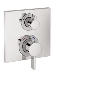 Hansgrohe Ecostat Square Thermostatic Trim with Volume Control and Diverter in Chrome