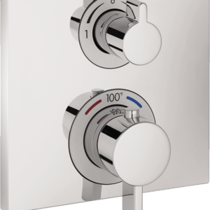 Hansgrohe Ecostat E Thermostatic Trim with Volume Control in Chrome