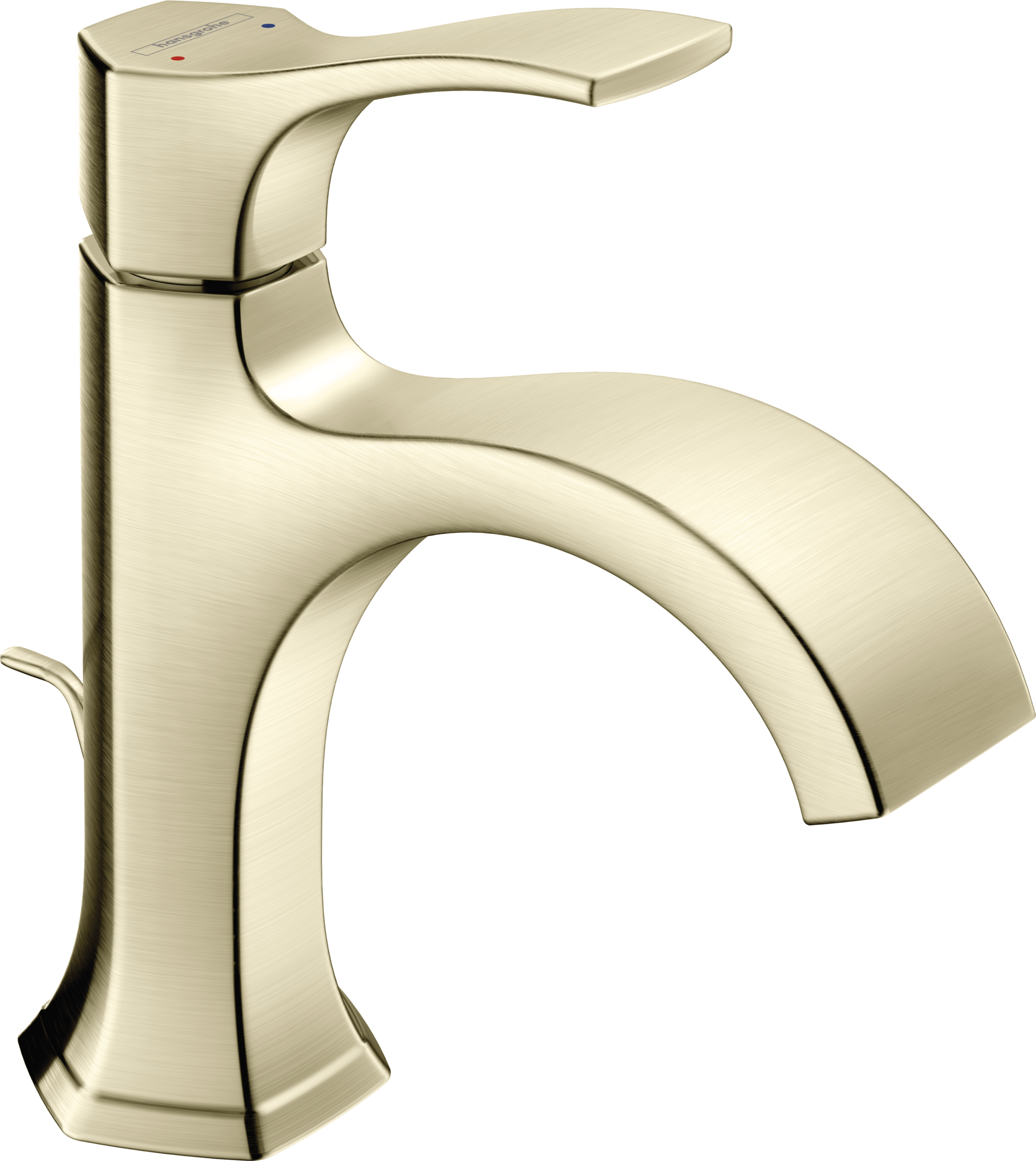 Hansgrohe Locarno Single-Hole Faucet 110 with Pop-Up Drain, 1.2 GPM in Brushed Nickel