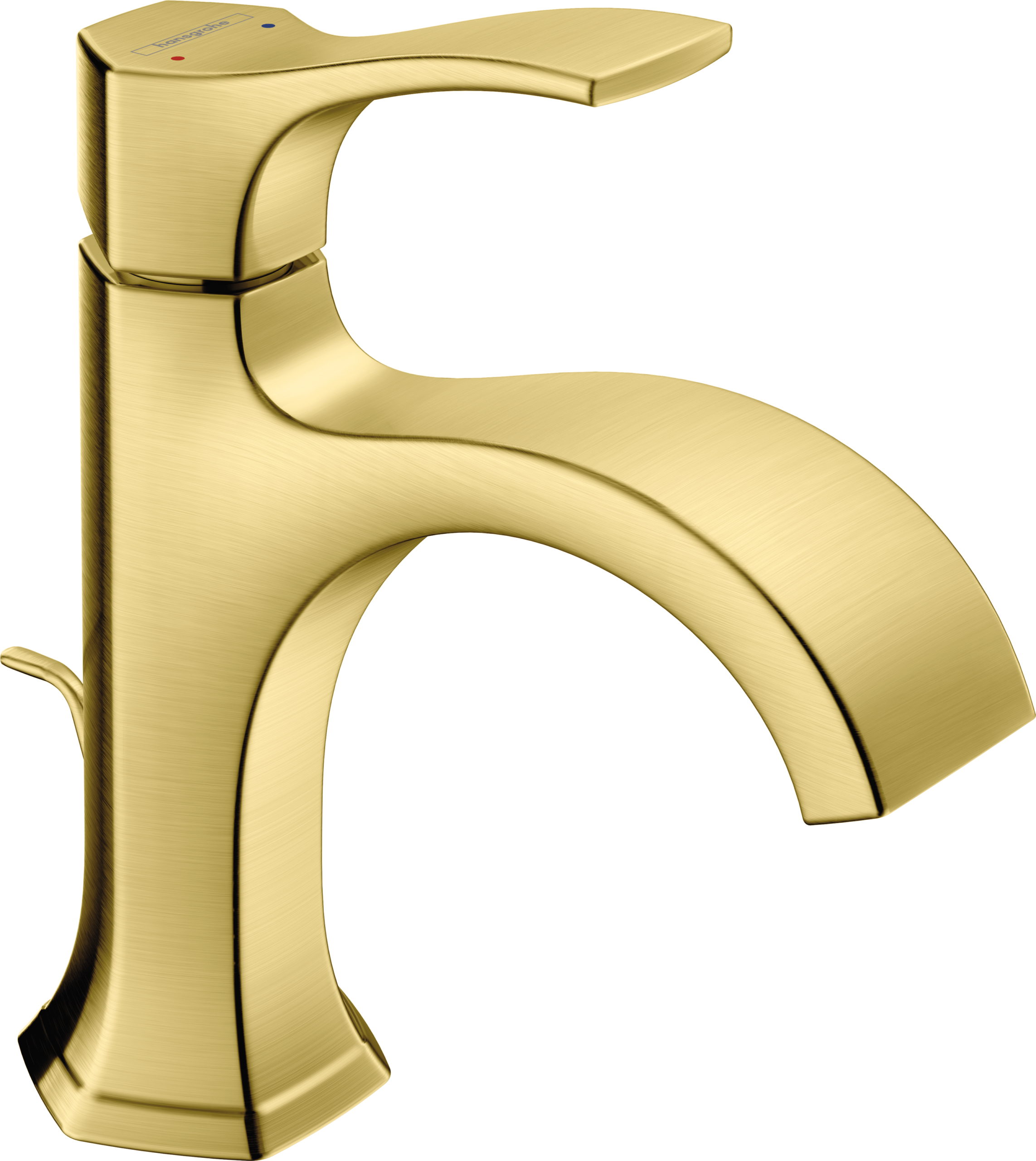 Hansgrohe Locarno Single-Hole Faucet 110 with Pop-Up Drain, 1.2 GPM in Brushed Gold Optic