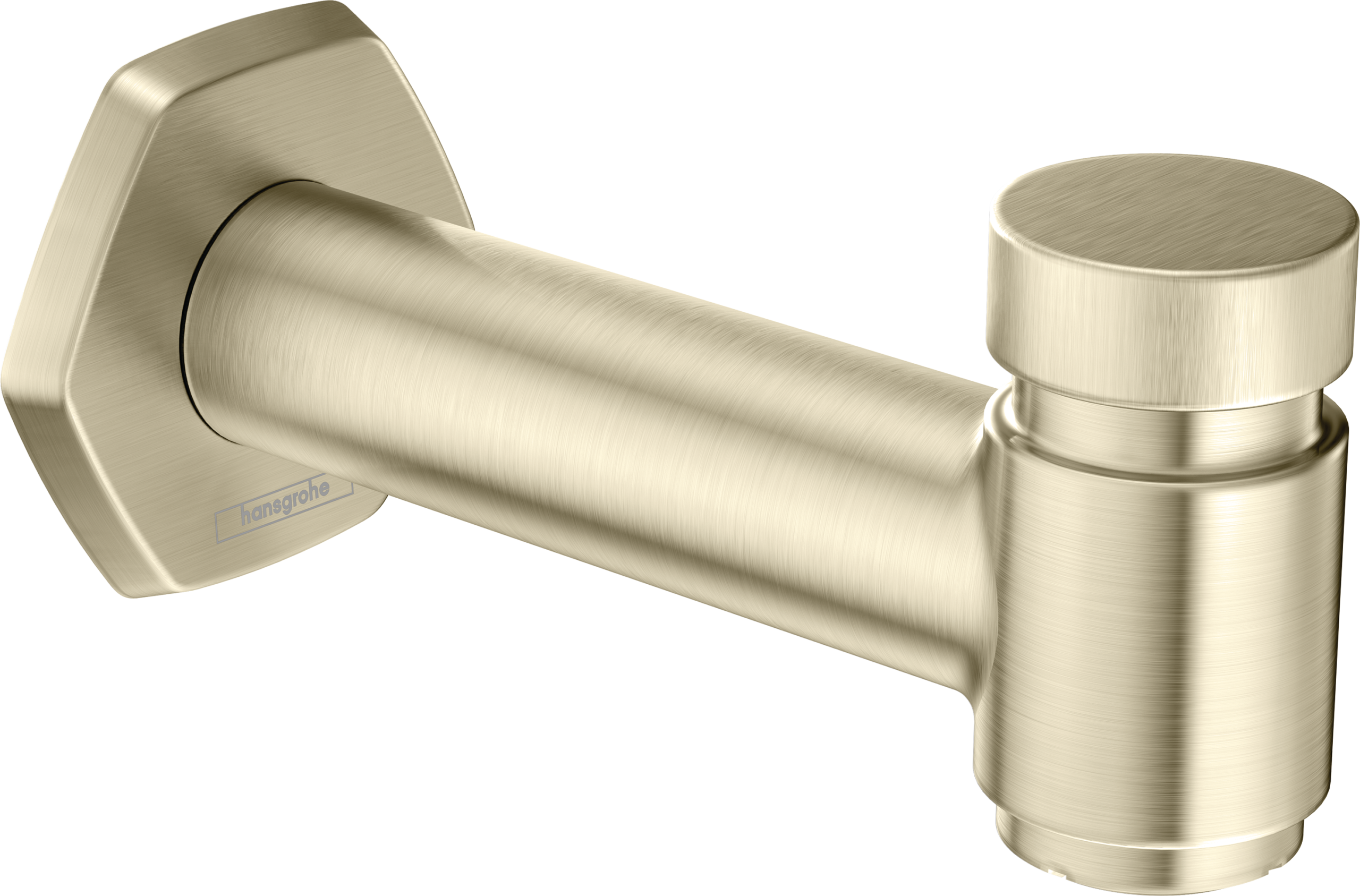 Hansgrohe Locarno Tub Spout with Diverter in Brushed Nickel