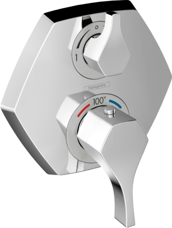 Hansgrohe Locarno Thermostatic Trim with Volume Control and Diverter in Chrome