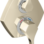 Hansgrohe Locarno Thermostatic Trim with Volume Control and Diverter in Polished Nickel