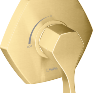 Hansgrohe Locarno Pressure Balance Trim in Brushed Gold Optic