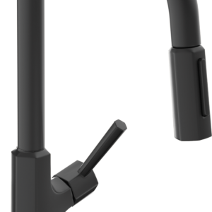 Hansgrohe Locarno HighArc Kitchen Faucet, 2-Spray Pull-Down, 1.75 GPM in Matte Black