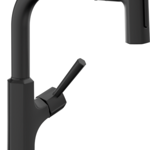 Hansgrohe Locarno HighArc Kitchen Faucet, 2-Spray Pull-Out, 1.75 GPM in Matte Black