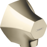 Hansgrohe Locarno Wall Outlet with Check Valves in Polished Nickel