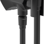 Hansgrohe Locarno Handshower Holder with Outlet in Matte Black