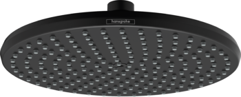 Hansgrohe Locarno Showerhead 240 1-Jet, 1.75 GPM in Matte Black