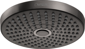 Hansgrohe Croma Select S Showerhead 180 2-Jet, 1.8 GPM in Brushed Black Chrome