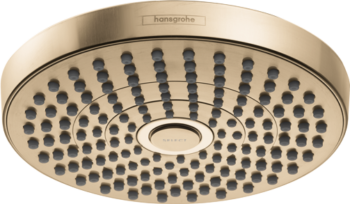 Hansgrohe Croma Select S Showerhead 180 2-Jet, 2.5 GPM  in Brushed Bronze