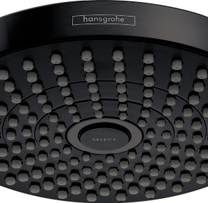 Hansgrohe Croma Select S Showerhead 180 2-Jet, 1.8 GPM in Matte Black