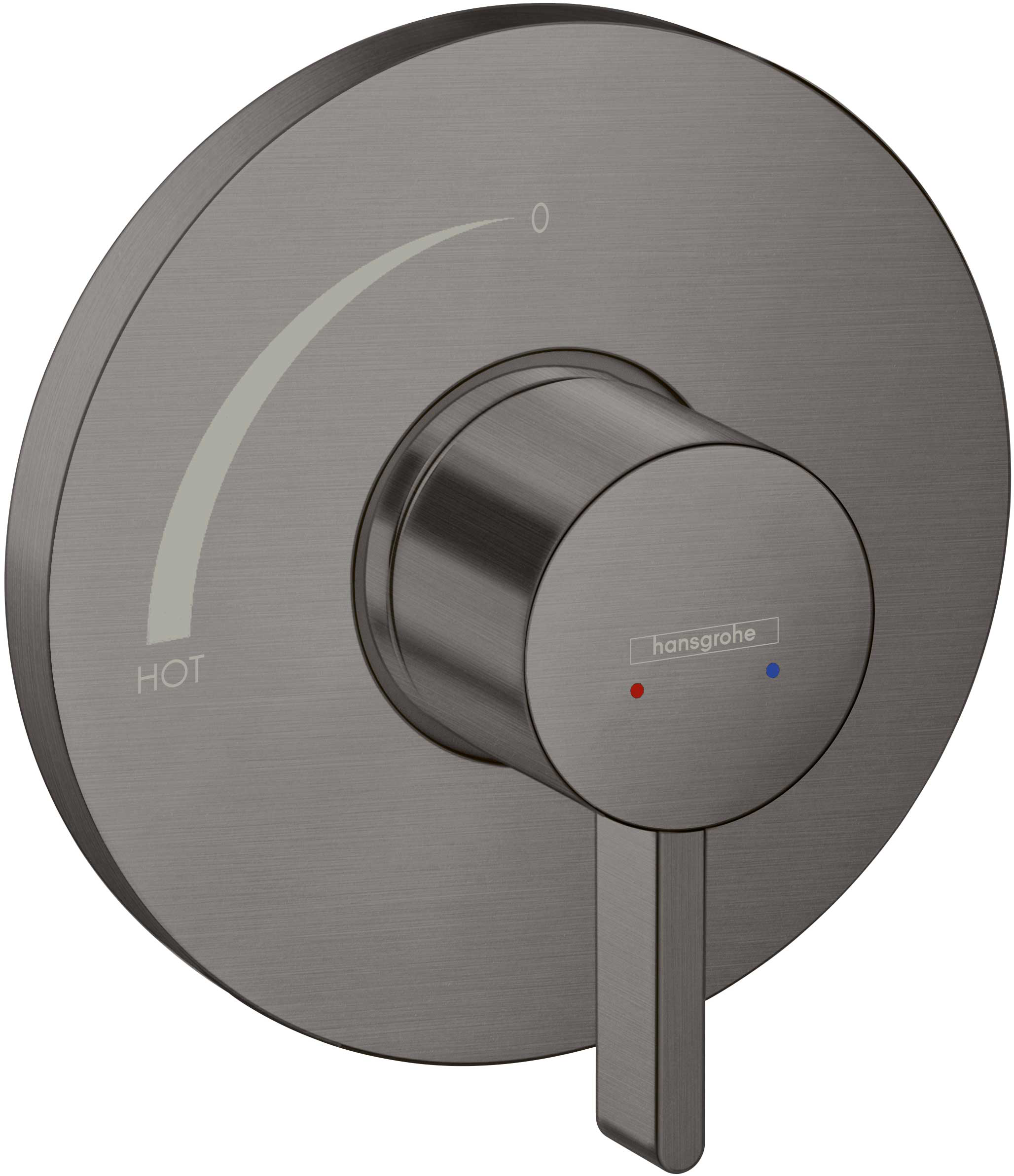 Hansgrohe Ecostat S Pressure Balance Trim in Brushed Black Chrome