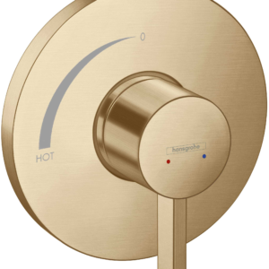 Hansgrohe Ecostat S Pressure Balance Trim in Brushed Bronze