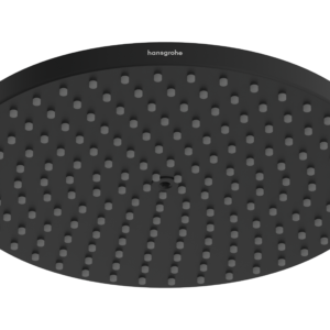 Hansgrohe Raindance S Showerhead 240 1-Jet PowderRain, 1.75 GPM in Matte Black