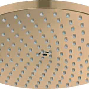 Hansgrohe Raindance S Showerhead 240 1-Jet PowderRain, 1.75 GPM in Brushed Bronze