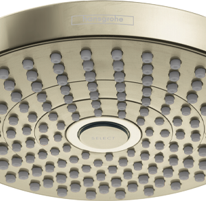 Hansgrohe Croma Select S Showerhead 180 2-Jet, 1.8 GPM in Polished Nickel