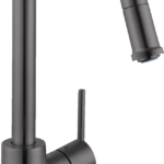 Hansgrohe Talis S² HighArc Kitchen Faucet, 1-Spray Pull-Down, 1.75 GPM in Brushed Black Chrome