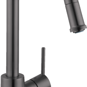Hansgrohe Talis S² HighArc Kitchen Faucet, 1-Spray Pull-Down, 1.75 GPM in Brushed Black Chrome