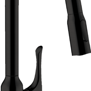 Hansgrohe Allegro N HighArc Kitchen Faucet, 2-Spray Pull-Down, 1.75 GPM in Matte Black