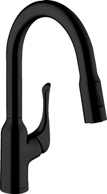 Hansgrohe Allegro N Prep Kitchen Faucet, 2-Spray Pull-Down, 1.75 GPM in Matte Black