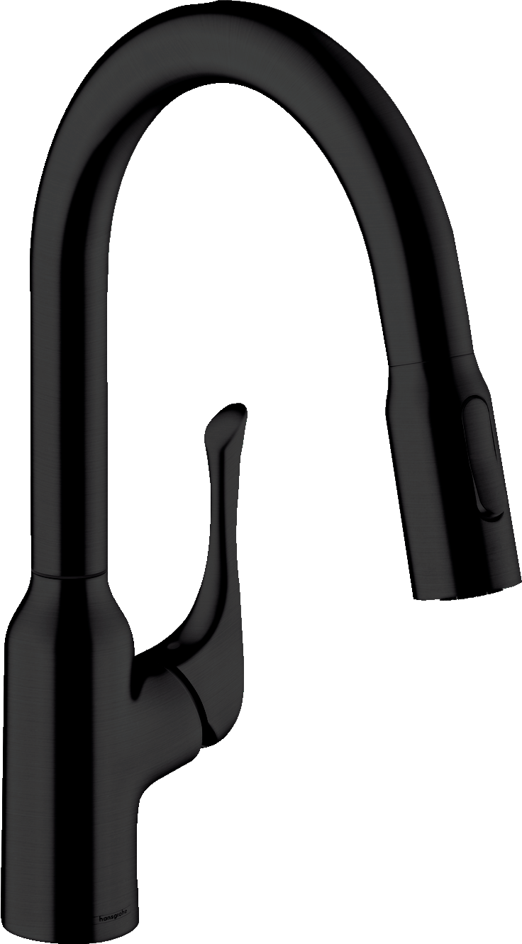 Hansgrohe Allegro N Prep Kitchen Faucet, 2-Spray Pull-Down, 1.75 GPM in Matte Black