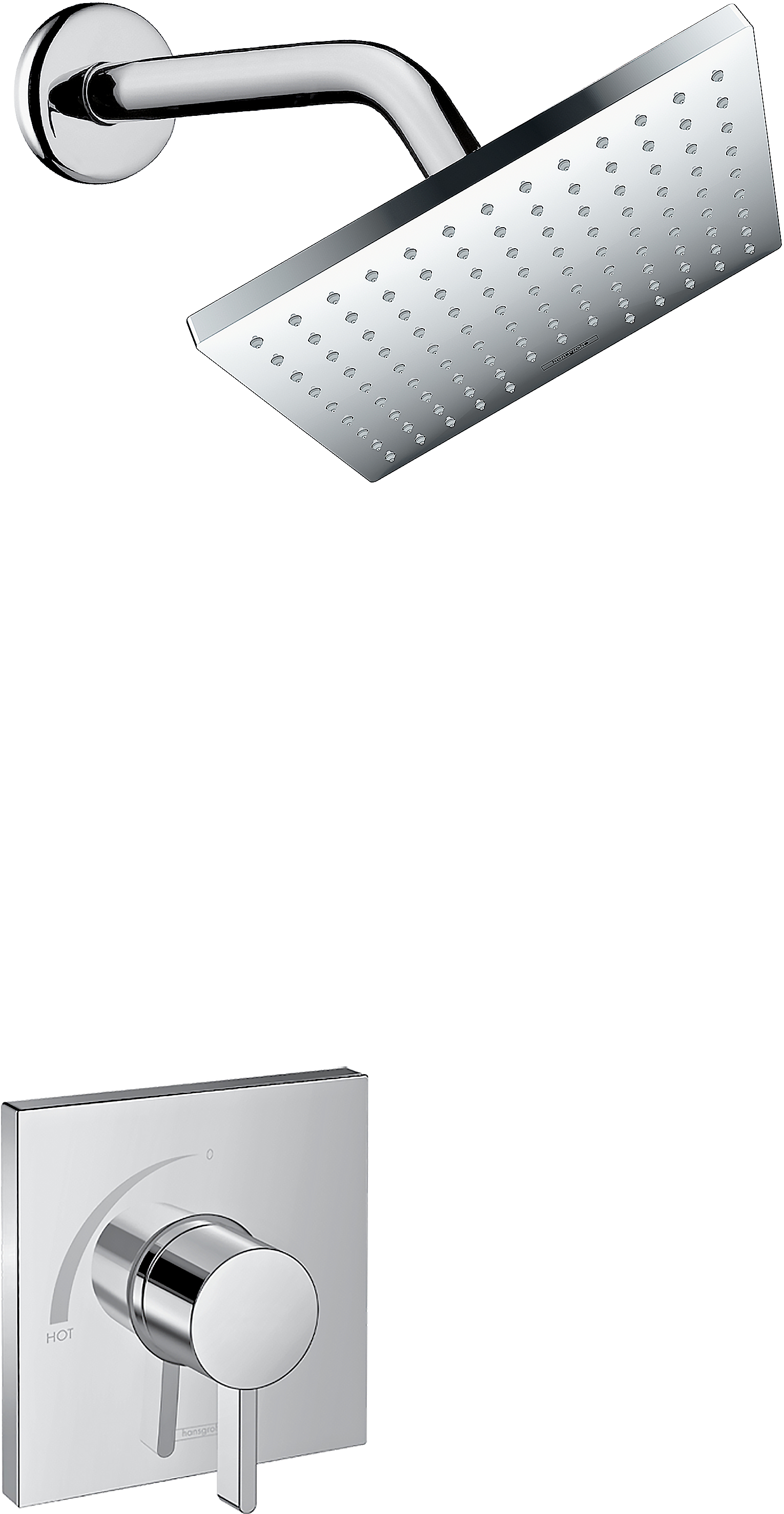 Hansgrohe Vernis Shape Pressure Balance Shower Set, 1.5 GPM in Chrome