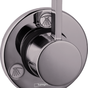 Hansgrohe Ecostat Diverter Trim S Trio/Quattro in Brushed Black Chrome