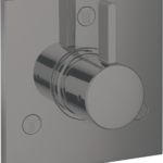Hansgrohe Ecostat Diverter Trim Square Trio/Quattro in Brushed Black Chrome