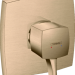 Hansgrohe Ecostat Classic Pressure Balance Trim, Square in Brushed Bronze