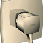 Hansgrohe Ecostat Classic Pressure Balance Trim, Square in Polished Nickel