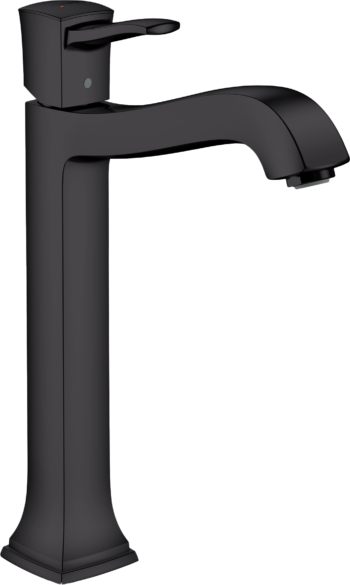 Hansgrohe Metropol Classic Single-Hole Faucet 260 with Pop-Up Drain, 1.2 GPM in Matte Black