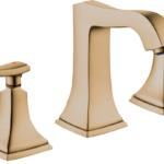 Hansgrohe Metropol Classic Widespread Faucet 110 with Lever Handles and Pop-Up Drain, 1.2 GPM in Brushed Bronze