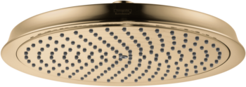 Hansgrohe Raindance Classic Showerhead 240 1-Jet PowderRain, 2.5 GPM in Brushed Bronze