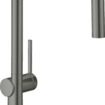 Hansgrohe Talis N Kitchen Faucet, U-Style, 1-Spray, 1.75 GPM in Brushed Black Chrome