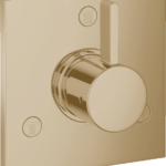 Hansgrohe Ecostat Diverter Trim Square Trio/Quattro in Brushed Bronze