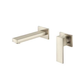 Isenberg Single Handle Wall Mounted Bathroom Faucet In Brushed Nickel