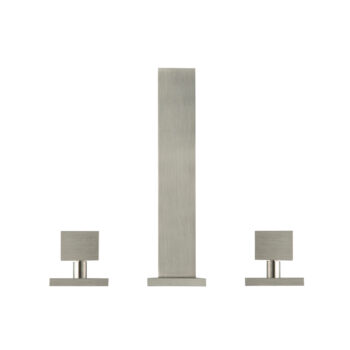 Isenberg Two Handle Wall Mounted Bathroom Faucet In Polished Nickel - Image 5