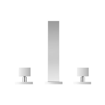 Isenberg Two Handle Wall Mounted Bathroom Faucet In Polished Nickel - Image 8