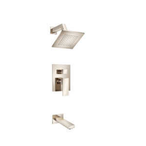 Isenberg Two Output Shower Set With Shower Head And Tub Spout In Polished Nickel