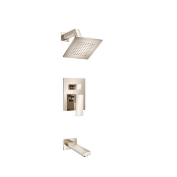 Isenberg Two Output Shower Set With Shower Head And Tub Spout In Polished Nickel