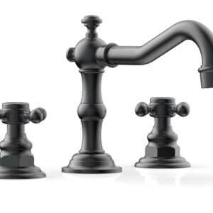 Phylrich HENRI Widespread Faucet – Cross Handles 161-01 – Gun Metal