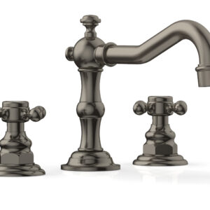Phylrich HENRI Widespread Faucet – Cross Handles 161-01 – Pewter
