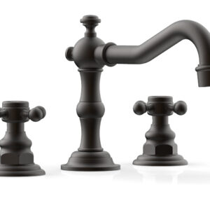 Phylrich HENRI Widespread Faucet – Cross Handles 161-01 – Oil Rubbed Bronze
